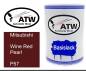 Preview: Mitsubishi, Wine Red Pearl, P57: 500ml Lackdose, von ATW Autoteile West.